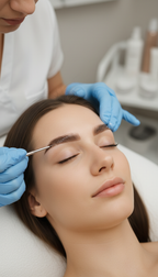 Wimpern- und Augenbrauenlifting