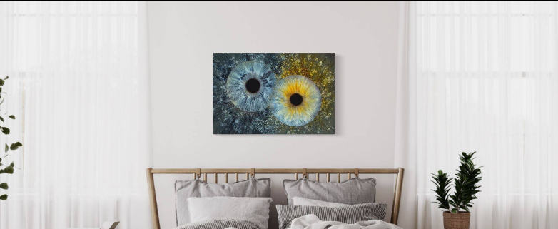 Iris‑Fotografie DUO für 2 Personen