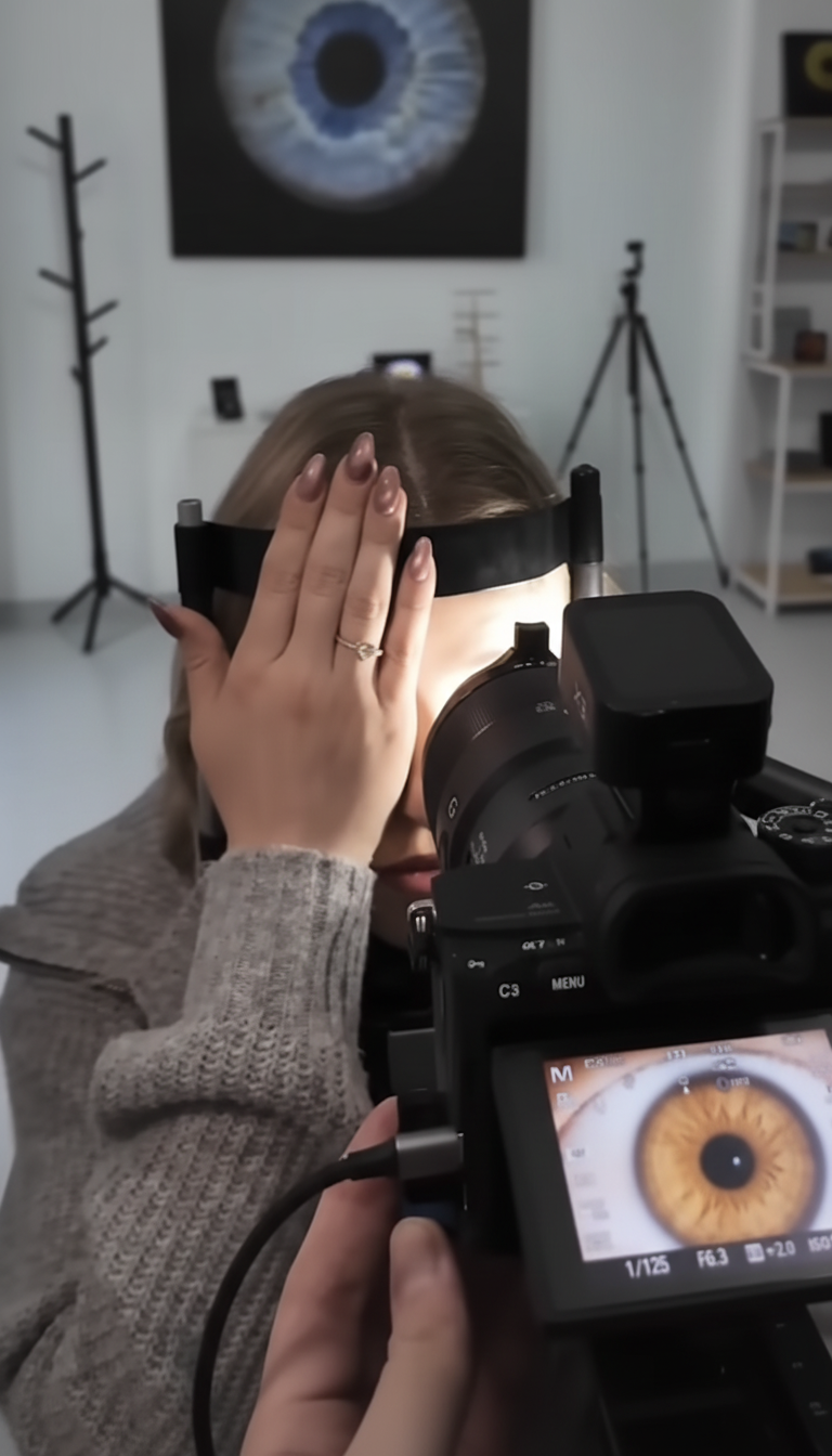 Iris‑Fotografie DUO für 2 Personen