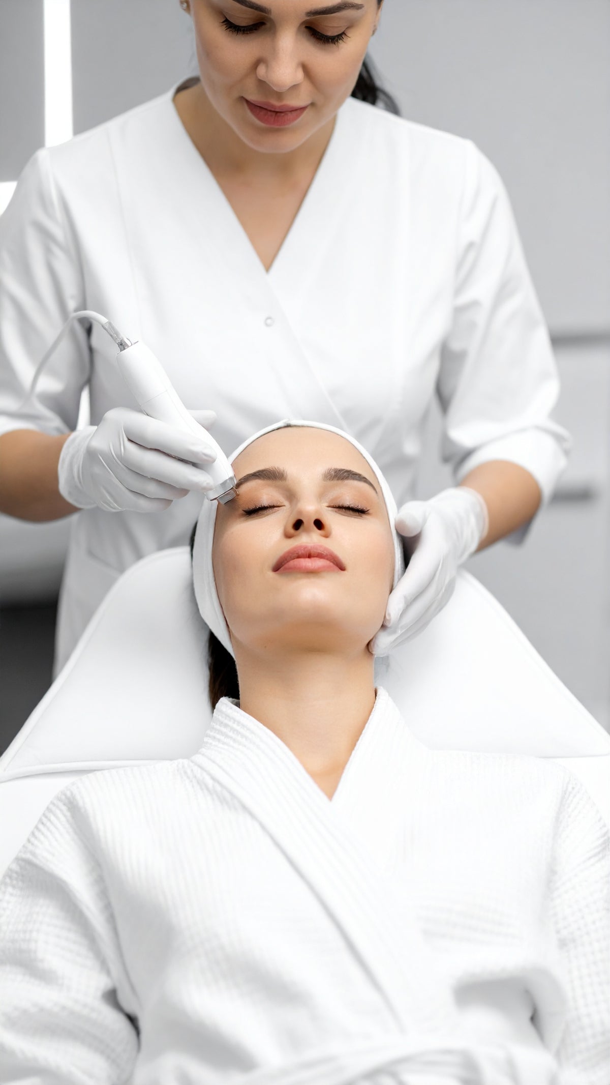 Aquafacial oder Microneedling