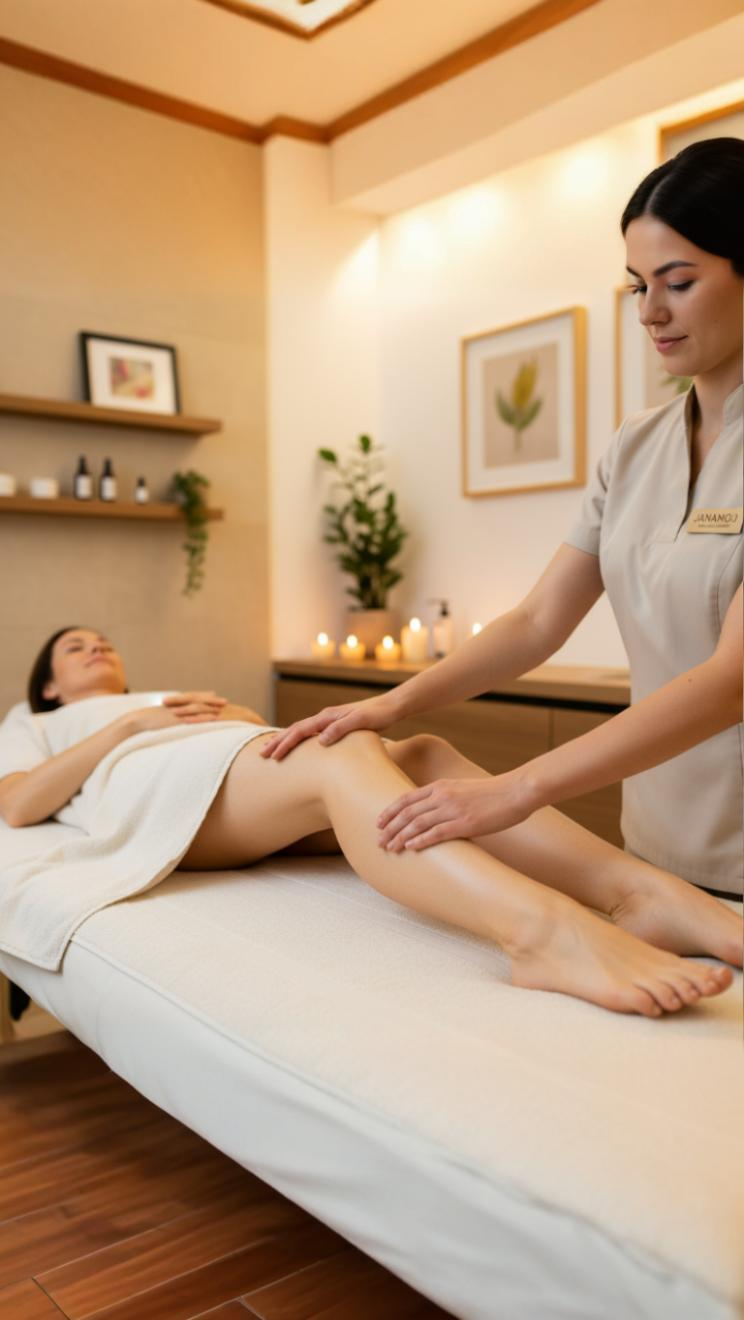 30-minütige Lymphdrainage für die Beine