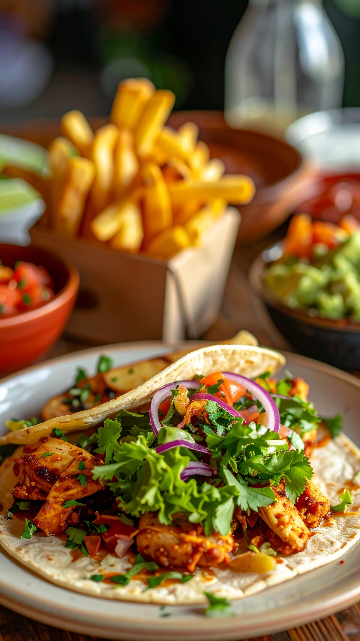 Tacos mit Beilagen für 2 Personen