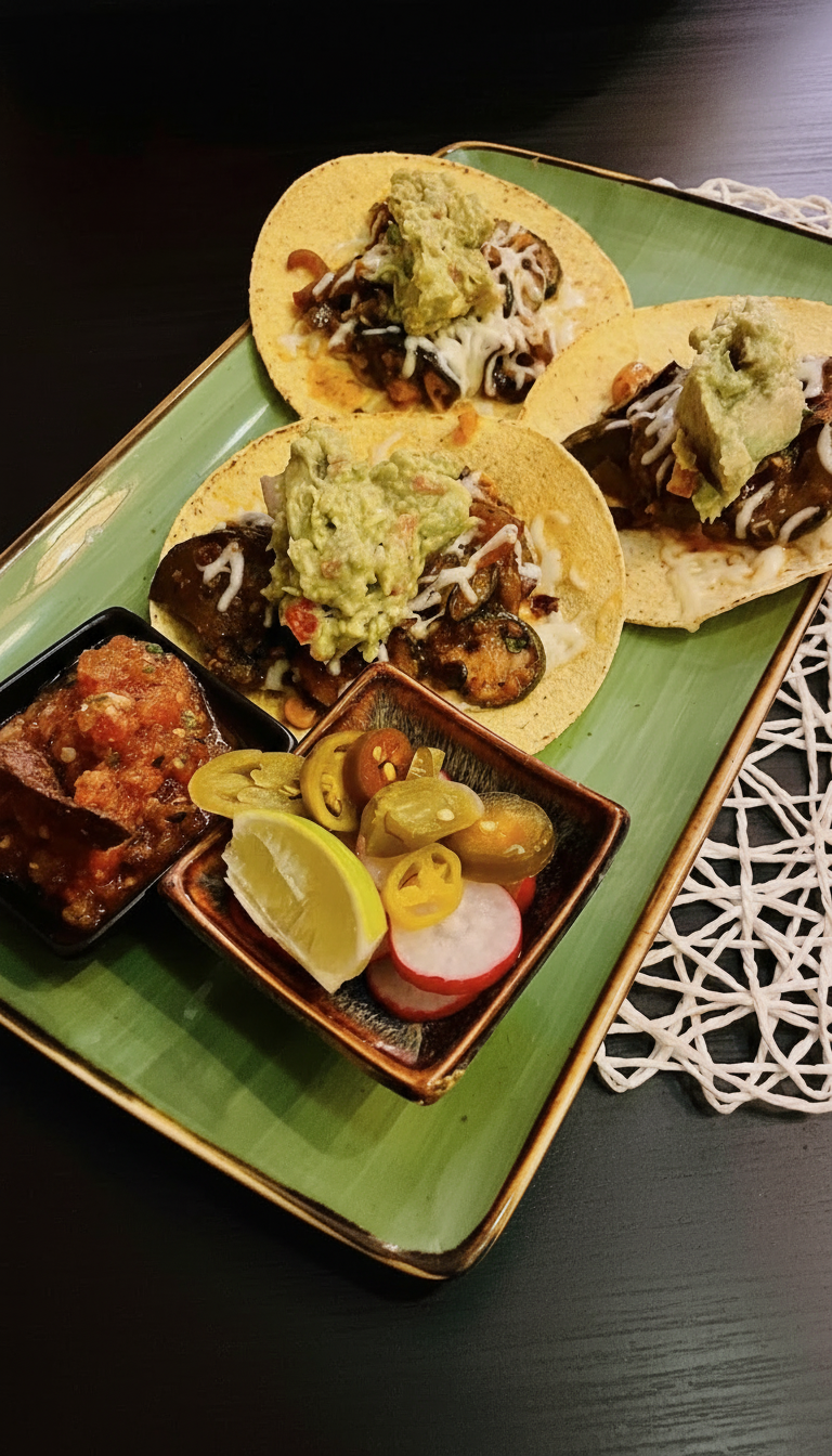 Tacos mit Beilagen für 2 Personen