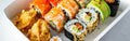 Crunchy- oder vegetarische Sushibox &amp; Gyoza