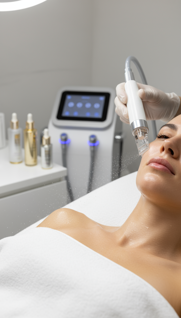 Exklusive Aqua-Facial- und Microneedling-Behandlungen