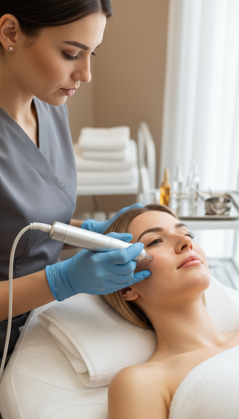 Exklusive Aqua-Facial- und Microneedling-Behandlungen