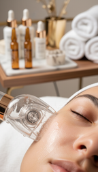 Aqua-Facial-Gesichtsbehandlung mit Cell Booster und Ultraschall