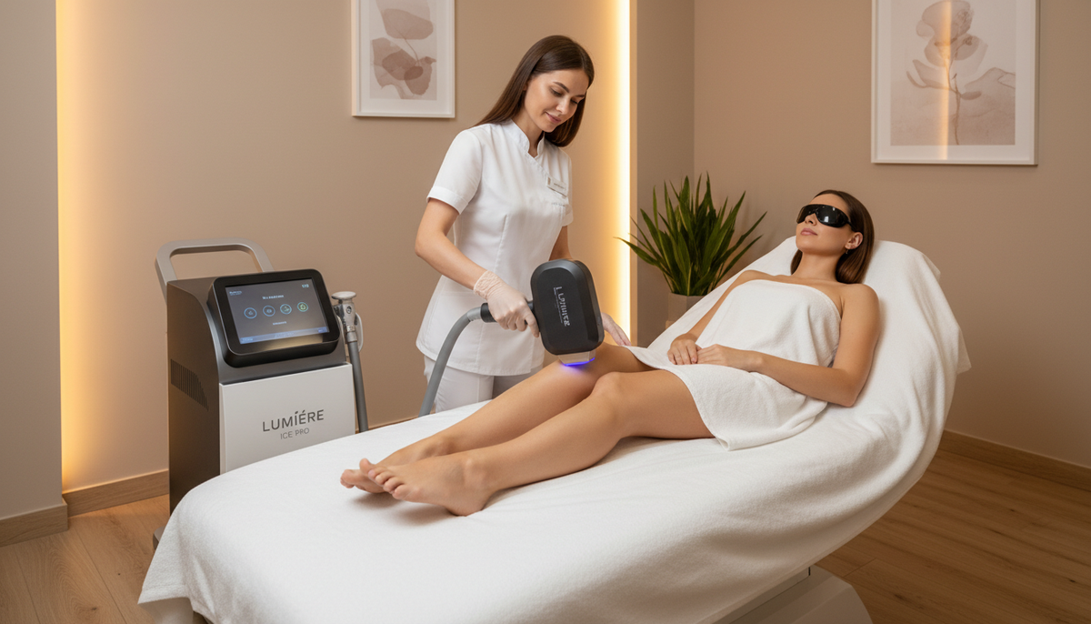 Haarentfernung mit ICE Diodenlaser