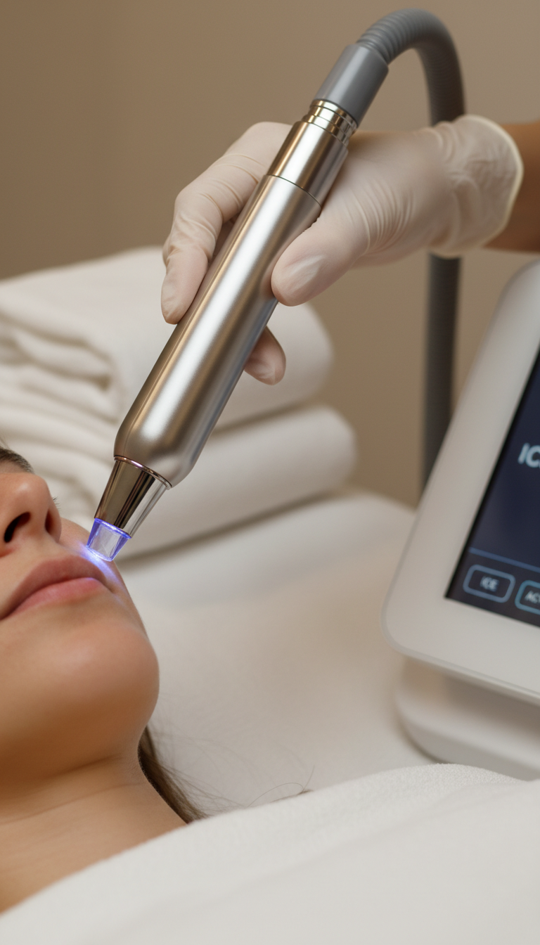 Haarentfernung mit ICE Diodenlaser