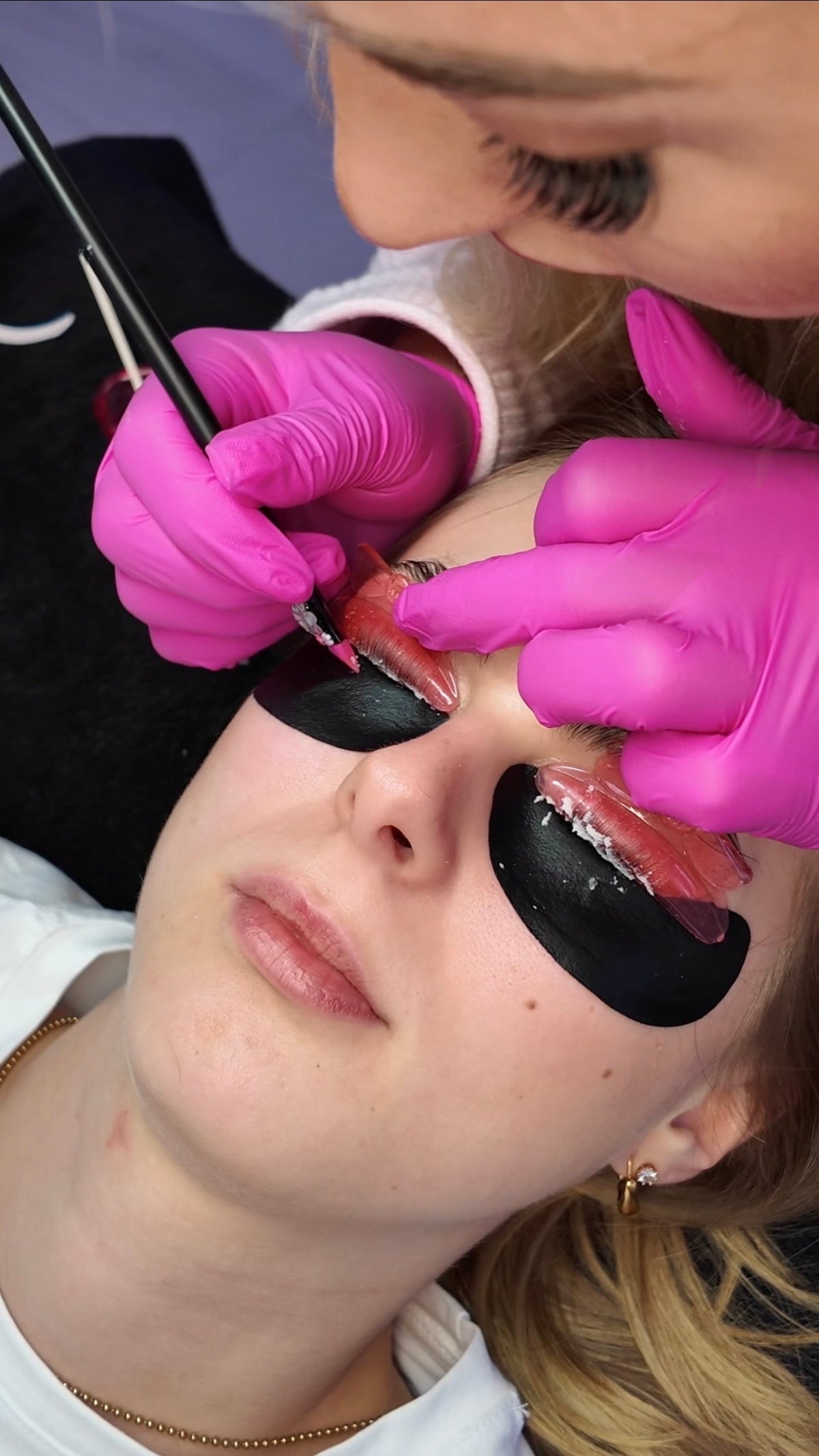 Korean Lash Lifting mit Färben
