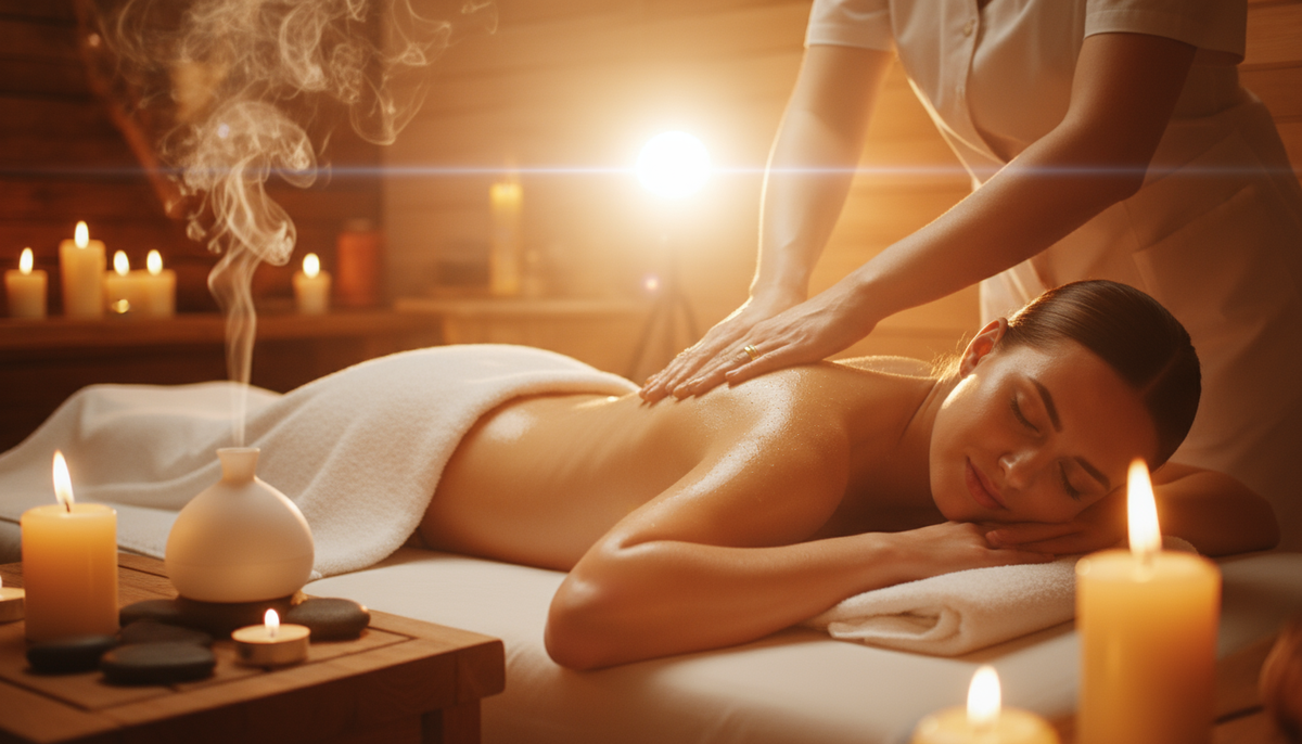 Aromaöl-Massage