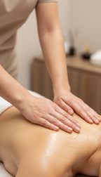 Aromaöl-Massage