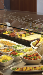 All‑You‑Can‑Eat Frühstücksbuffet mit Heißgetränken &amp; Säften