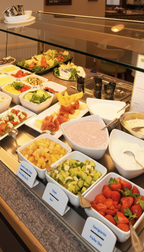 All‑You‑Can‑Eat Frühstücksbuffet mit Heißgetränken &amp; Säften