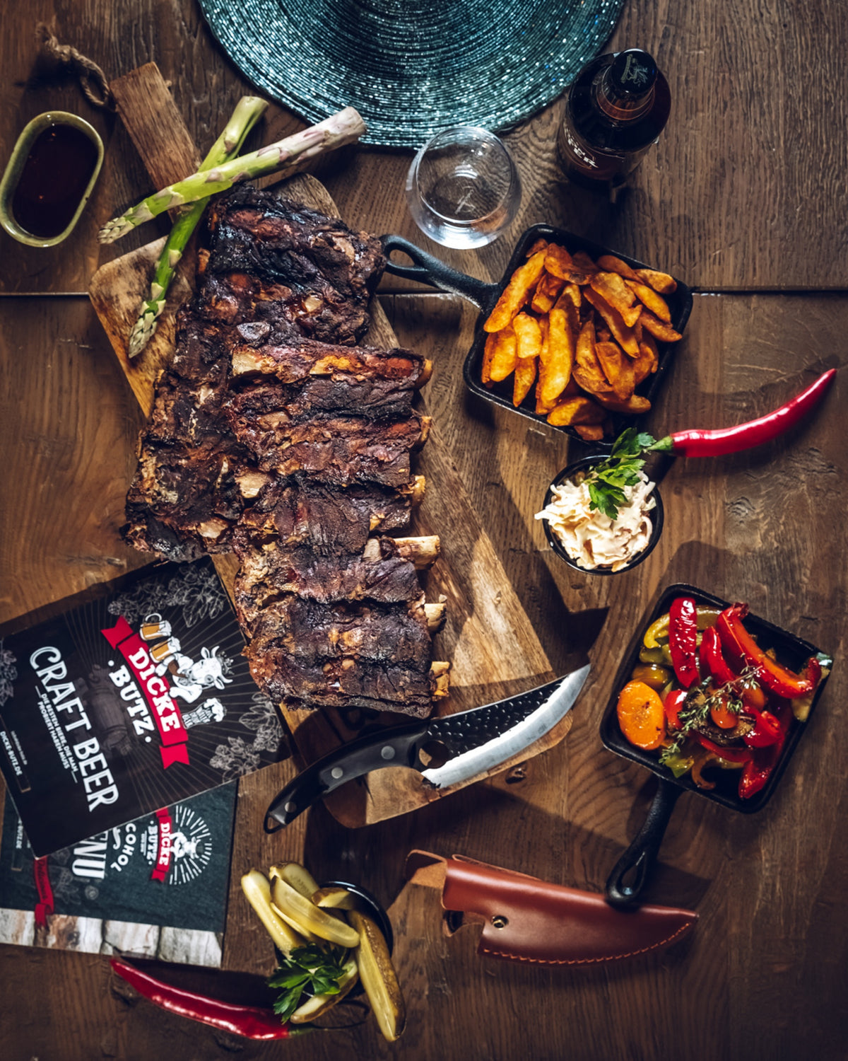 BBQ‑Platte für 2 Personen