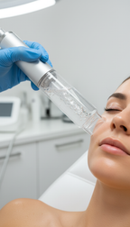 Gesichtsreinigung oder Aqua-Facial