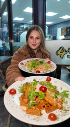Pasta-Gerichte & Getränke für 2 Personen