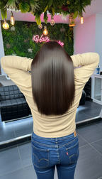 Vegane- oder Keratin-Glättung