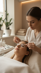 Wimpern- oder Augenbrauenlifting