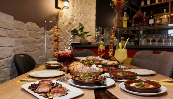 Flying Tapas Menü für 2 Personen