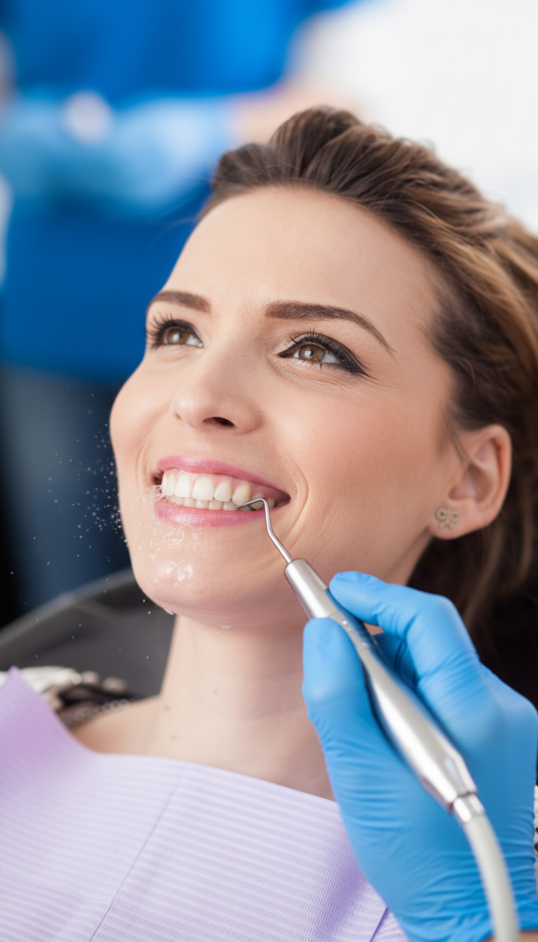 Wertgutschein für eine Zahnreinigung oder Zahn‑Bleaching