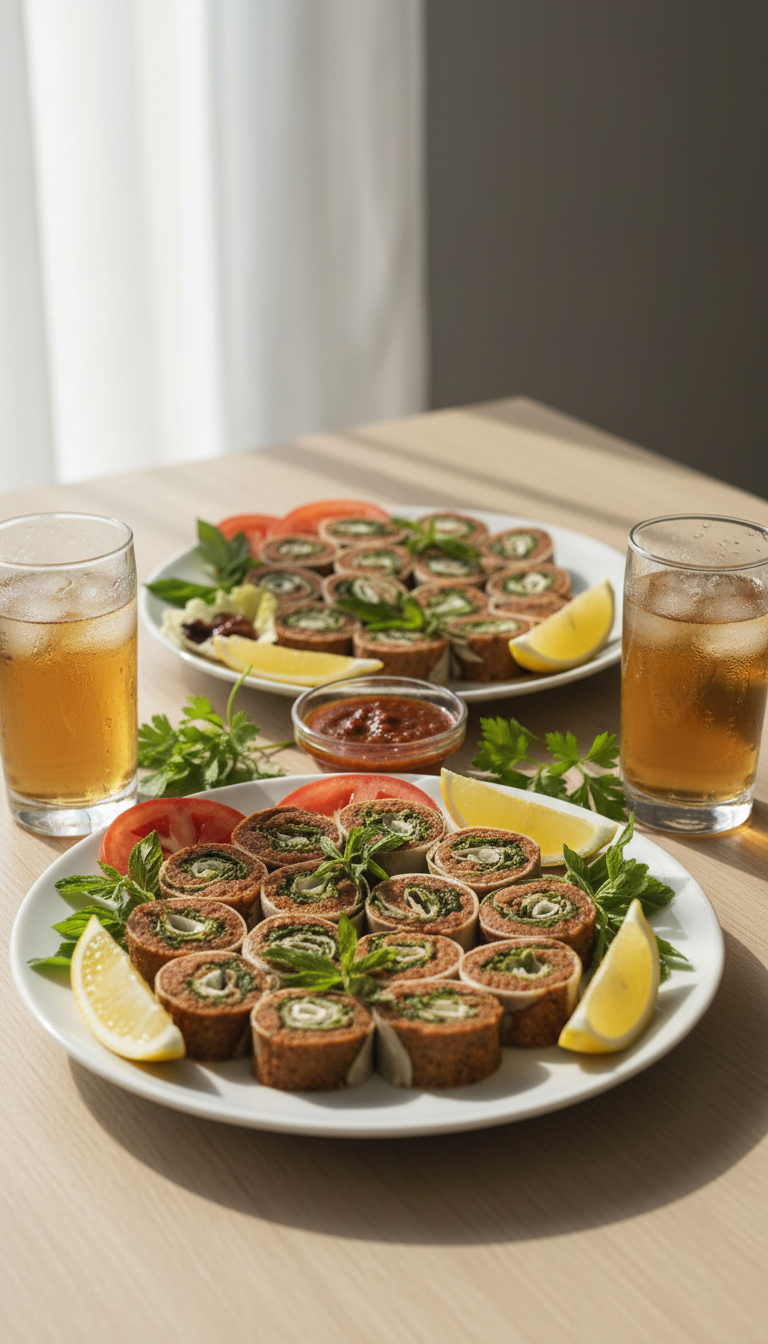 Cigköfte Sushi & Getränk für 2 Personen