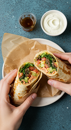 Wrap &amp; Softgetränk für 2 Personen