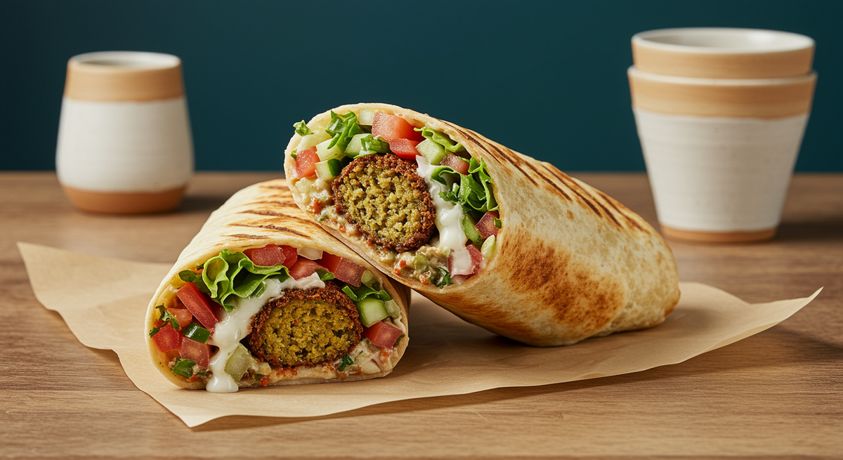 Wrap &amp; Softgetränk für 2 Personen