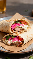 Wrap &amp; Softgetränk für 2 Personen
