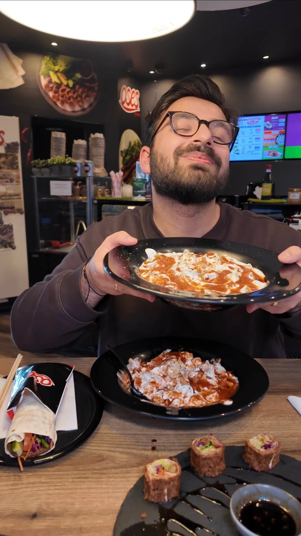Vegane Manti &amp; Getränk für 2 Personen
