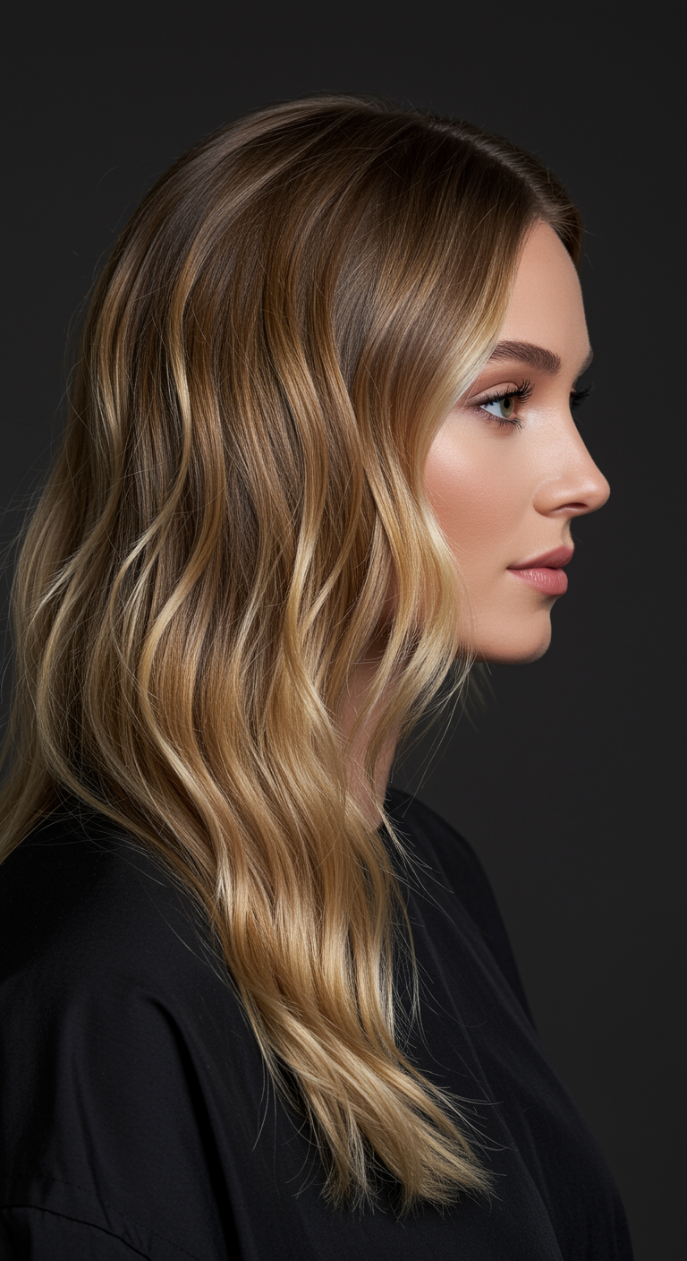 Balayage mit Schnitt &amp; Föhnen