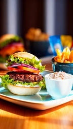 Burgermenü nach Wahl