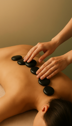 Winter Hot Stone Rückenmassage