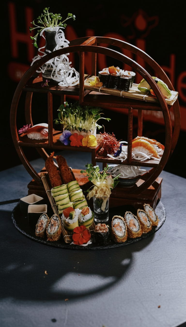 3-Gänge-Sushi-Menü für 2 Personen