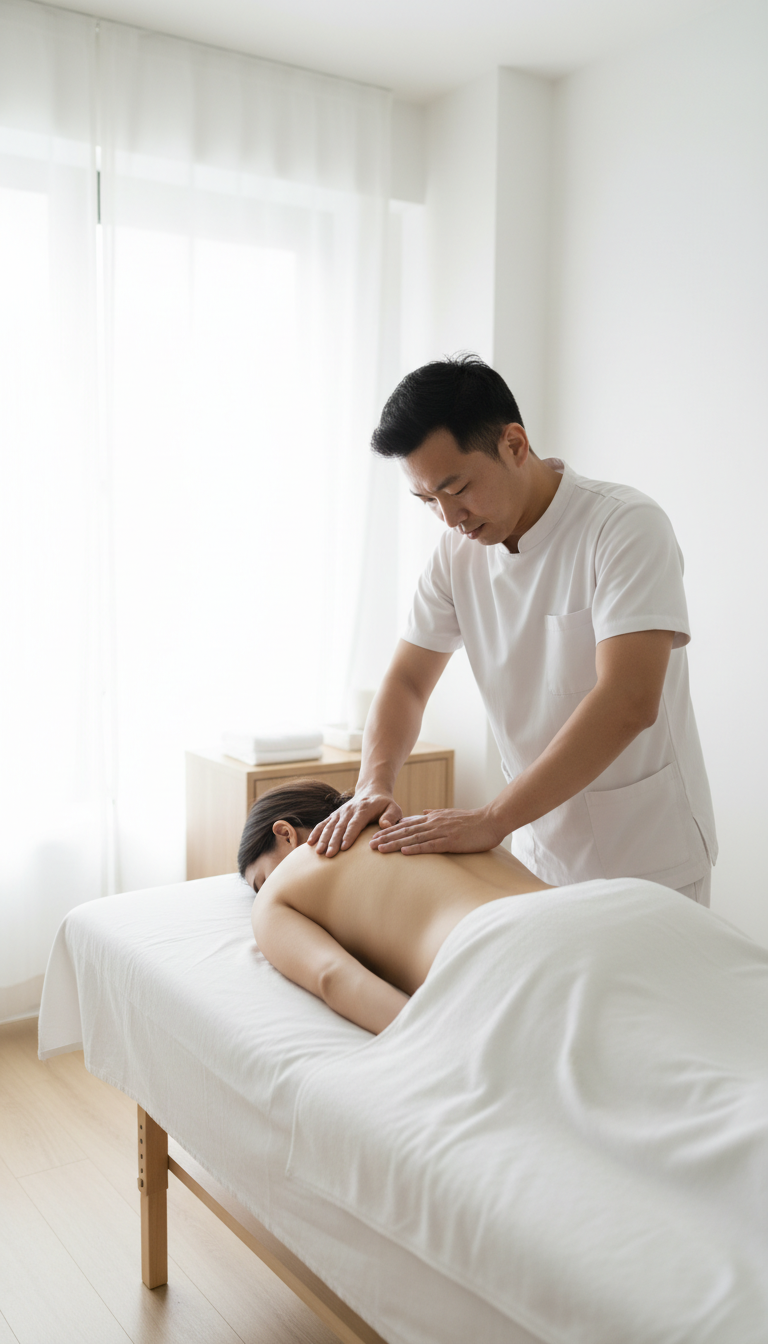 Tuina Massage oder Schröpfen