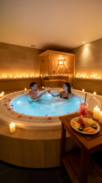 3 Stunden Private Spa mit Candlelight für 2 Personen