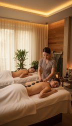 Hot-Stone Massage für 2 Personen