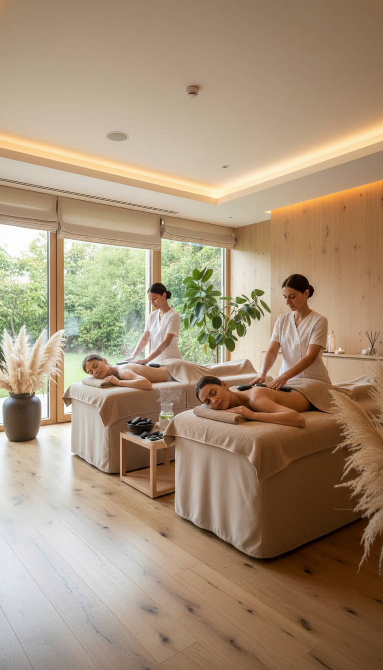 Hot-Stone Massage für 2 Personen