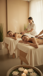 Hot-Stone Massage für 2 Personen