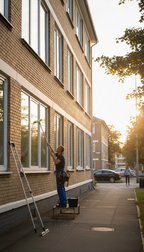 Fensterreinigung für 7 Fenster