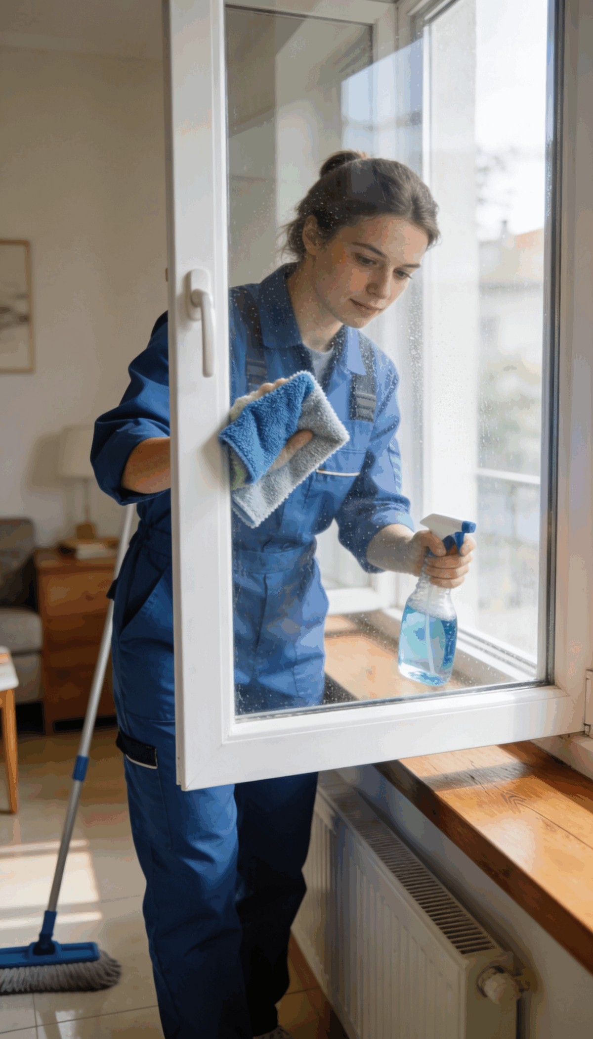 Fensterreinigung für 10 Fenster