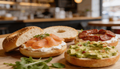 Bagel &amp; Iced Latte für 2 Personen