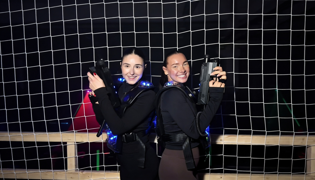 Jumparea, Ninja Parcours und Lasertag Spiele