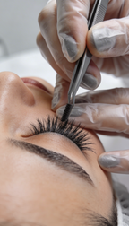 Wimpernlifting mit Färben