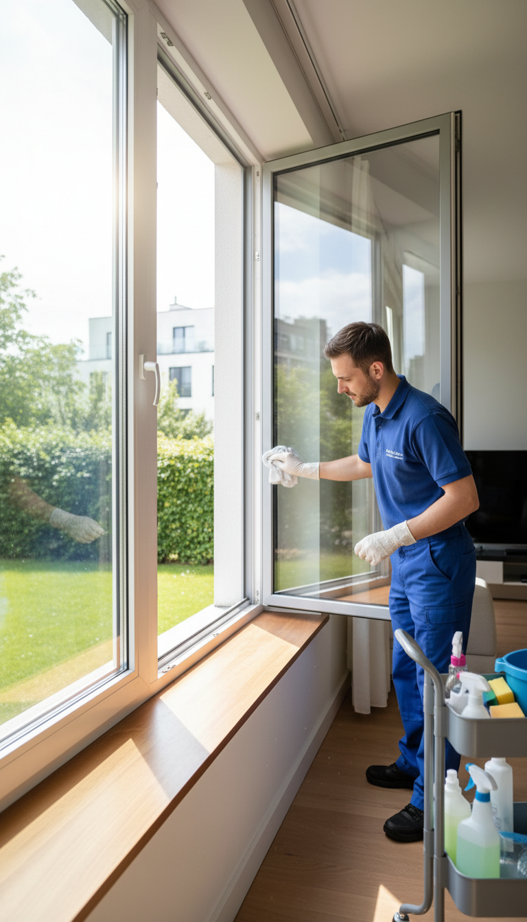 Fensterreinigung für 10 Fenster