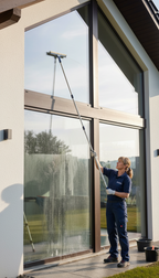 Fensterreinigung für 10 Fenster