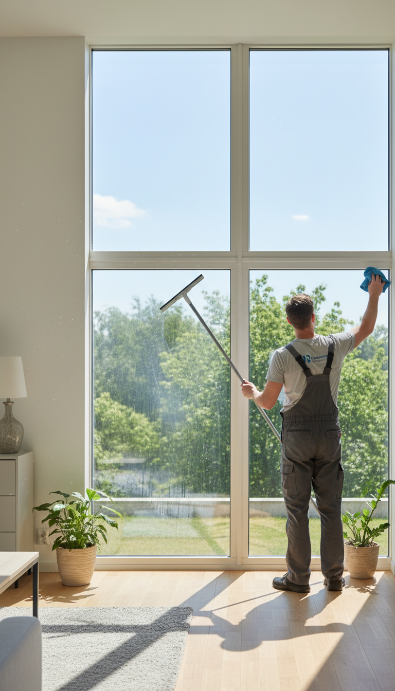 Fensterreinigung für 10 Fenster