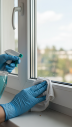 Fensterreinigung für 10 Fenster