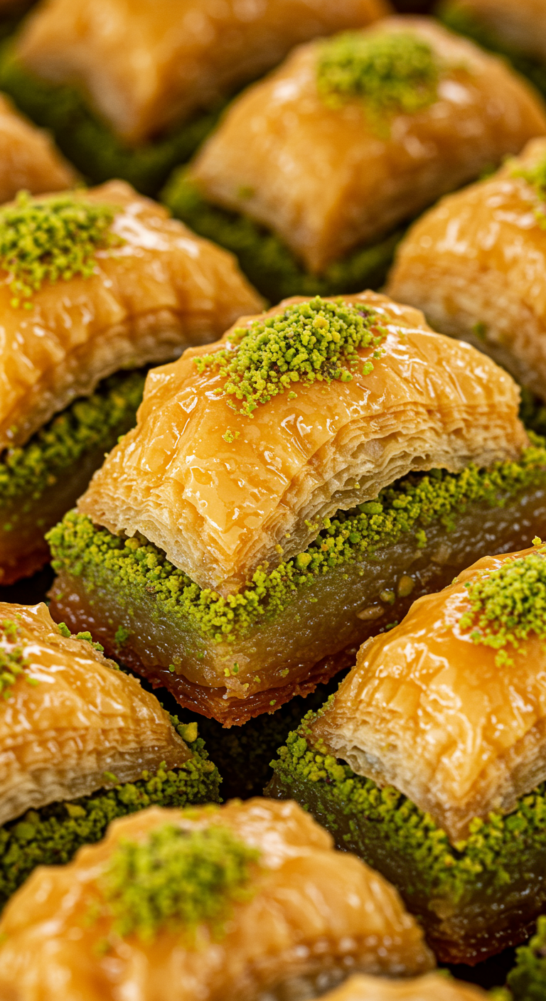 Baklava Mix Box (20 Stück) und Heißgetränk