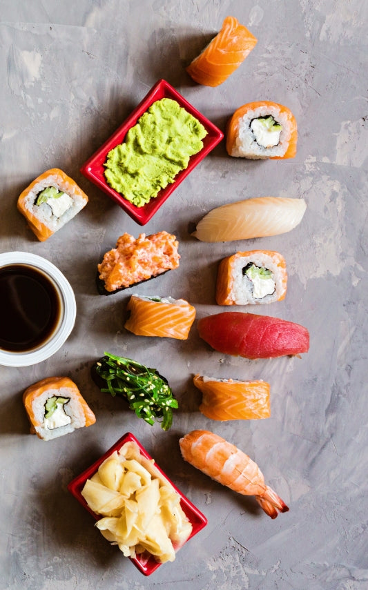 Bento Mix Box mit 64 Stück Sushi